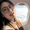Gafas Redondas Ultraligeras Estilo Coreano para Mujer, Retro Negro y Dorado, Efecto Adelgazante, Se Pueden Montar Lentes Graduadas, Bloqueo de Luz Azul, Aspecto Natural, Montura para Gafas de Miopía