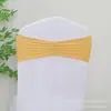 Funda Elástica para Silla sin Atar Decoración de Lazo Fruncido en el Respaldo sin Hebilla para Bodas Fiestas Eventos Silla con Venta al por Mayor Transfronteriza