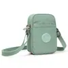 Nova bolsa para celular, mini bolsa transversal feminina, bolsa de ombro vertical em tecido Oxford, bolsa de lona leve e versátil