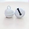 Campana Redonda Pequeña para Mascotas de 22 mm de Colores Pintados Dulces, Accesorios DIY para Llavero, Campana Colgante de Metal Navideño