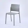 Silla Nórdica de Plástico con Respaldo Silla Gruesa para Mesa de Comedor Silla Simple para Escritorio Apilable para Hogar Apartamento Pequeño Silla de Comedor