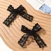 Acessório Retrô Elegante com Renda de Florzinhas e Laço para DIY Roupas Acessórios de Cabelo Sapatos Chapéus Presilhas de Cabelo Capas de Celular Acessórios de Acabamento