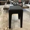 Bancos Plásticos Macios para Uso Doméstico, Bancos Quadrados Empilháveis Extra Espessos, Bancos para Mesa de Jantar e Sala de Estar, Bancos Simples, Bancos para Maquiagem Atacado