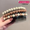Pente Infantil Finalizador de Cabelos Quebrados Acessórios de Cabelo Meninas Pente para Cabelo Extenso Menininha Presilha de Franja Grampo de Cabelo Nuca Adorno de Cabeça