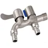 Grifo de Acero Inoxidable de Aleación de Apertura Rápida, Longitud Extendida para Uso Doméstico, Caño de Agua Totalmente de Cobre para Mopas y Lavadoras, En Stock, Apertura Lenta