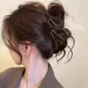 Novo Estilo Outono e Inverno Presilha de Cabelo de Pelúcia Cor de Café para Mulheres, Presilha Tubarão de Alta Qualidade, Presilha de Cabelo da Moda para a Parte de Trás da Cabeça, Acessórios de Cabelo Atacado