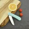 Cuchillo de fruta plegable de acero inoxidable para dormitorio, hogar, portátil, pelador de melón y frutas, mango de plástico, cuchillo plegable