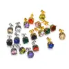 Nuevos Pendientes Redondos de Circonita con Corona Retro Transfronterizos Europeos y Americanos para Mujer, Personalidad, Tendencia, Encanto, Moda, Pendientes de Acero de Titanio