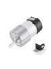 Motor DC con Engranajes JGB37-520 con Codificador Fase AB Salida de Hall Medición de Velocidad Disco Codificado Carro Robot 12v