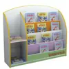 Estante de Revistas Infantil. Armário de Materiais Pedagógicos para Jardim de Infância. Armário de Armazenamento Infantil. Estante de Livros Infantil