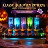 Luz de Rosto de Fantasma de Halloween Luz de Cabeça de Caveira Luz Noturna Luminosa USB Suprimentos de Decoração para Festivais e Festas Luz de Presente Atacado