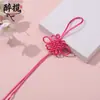 Nudo Chino Cuadrado de la Victoria con Borla Colgante Tejida a Mano Empaque Accesorios de Regalo Colgante de Unidad USB Al Por Mayor En Stock