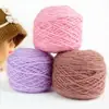 Grande Bola de Fio de Veludo de Esquilo com Fio de Seda Brilhante para Tricô à Mão, Cachecol, Chapéu, Xale de Mohair de Espessura Média Venda Direta Tricô à Mão