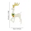 Amazon Novedad Creativa Exterior Iluminado Decoraciones de Reno Luces de Reno Navideñas