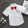 Camisa Infantil Masculina Verão Manga Curta Uniforme Escolar Branco Criança Grande Fantasia Roupas de Verão Camisa Masculina Poliéster Algodão