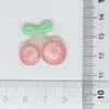 Parches de Resina de Fruta Fresa de Dibujos Animados Llavero Hecho a Mano con Pegamento de Crema Accesorios para el Cabello Pinzas para el Cabello Accesorios para Funda de Teléfono