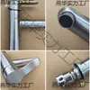 Grifo para Lavabo de Acero Inoxidable 304 de un Solo Agujero Mezclador de Agua Caliente y Fría para Baño Lavabo de Gabinete de Baño Grifo de Agua Fría Única