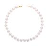 Colar de pérolas imitação de pérolas banhado a latão 18K ouro francês retrô simples elegante outono e inverno corrente de suéter empilhada