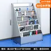 Armário de Copos para Funcionários em Aço Inoxidável Oficina de Fábrica Porta-Copos Armário de Armazenamento de Copos com Múltiplos Compartimentos Armário de Armazenamento de Copos de Chá Armário de Armazenamento