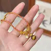 Pulsera de Cuerda Roja Calabaza Piedra Ojo de Tigre Pulsera Trenzada de Lujo Ligero Gama Alta Pulsera de Transferencia Año del Caballo para Mujer