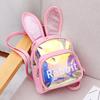 Nueva Mochila Transparente para Mujer Estilo Coreano Moda Láser Casual Mochila Pequeña de Dibujos Animados Viaje Colorida Bolsa de Estudiante