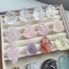 Colgante de Zorro de Nueve Colas Rosa Cristal Blanco Amatista Cuerda para Collar Hecho a Mano DIY Accesorios de Cristal con Cuentas