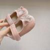 INS Outono Estilo Coreano Borboleta Princesa Sapatos Bebê Sola Macia Antiderrapante Sapatos Únicos Velcro Anti-Drop Heeled Sapatos De Bebê Da Criança