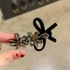 Presilha de Cabelo Nova Estilo Coreano com Laço de Cristal Ultra Brilhante e Toque de Luxo, Presilha de Cabelo Fashion e Versátil