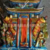 Suministros Funerarios Changshou Plástico Chapado en Oro Artesanías Color Blíster Material para Hacer Coronas Nantianmen Papel Vivo