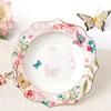 Cerâmica Doméstica Estilo Francês Jantar Ocidental Luxo Retangular Porcelana Óssea Cozinhar Prato de Peixe Tigela Prato Louça Bonita