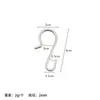 Gancho en S para seguimiento transversal Gancho para colgar en el techo de acero inoxidable Gancho para colgar cortinas Hebilla de ranura deslizante Accesorios de ferretería Gancho de metal