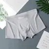 Roupa Íntima Masculina de Seda de Gelo Boxer Briefs Masculinos Finos Sem Costura Boxer Briefs Respiráveis para Jovens