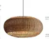 Contador de Bar Estilo Chinês de Rattan para Lobby de Hotel Lâmpada de Vento Estilo Wabi-Sabi Criativa Retrô Luminária Pendente Estilo Japonês para Restaurante Pousada Quarto Privado