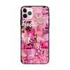 16 Funda de Teléfono de Dibujos Animados Barbie de Moda para Mujer 17 Adecuada para Apple 14 Pro Max Funda Protectora 13 Funda Suave Anticaída 15