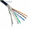 Cabo Ethernet Industrial de Corrente de Arraste Altamente Flexível Categoria 5E 6 Fio de Cobre Sem Oxigênio Par Trançado Blindado Cabo de Sinal e Alimentação