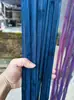 Tiras de Bambú de Colores en Rojo, Amarillo, Azul, Negro, Verde y Blanco, Piezas de Bambú Teñidas para Materiales de Tejido de Bambú DIY, Decoraciones de Boda y Tiras de Bambú para Paisajismo