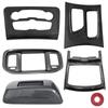 Adequado para 16-21 Dodge novo cavalo de guerra painel de engrenagens quadro decorativo controle central de ar condicionado painel tampa combinação conjunto de cinco peças