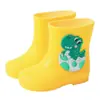 Botas de Lluvia para Niños Nuevas Dibujos Animados Lindas Niño Bebé Botas de Lluvia Niña Estudiante Niños Pequeños Zapatos de Agua Zapatos de Goma Impermeables