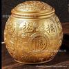 Latas de té cepilladas al por mayor de fábrica Latas de té Baifu adornos para juego de té