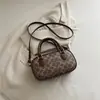 Bolsa almofada estilo retrô, nova coleção de inverno 2026, bolsa de ombro única/transversal de alta qualidade, bolsa bowling de grande capacidade