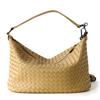 Bolsa Dumpling de Nicho em Couro de Vaca Tecida à Mão, Bolsa de Mão, Bolsa Transversal de Ombro, Bolsa Axilar para o Dia a Dia