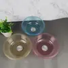 Bacia de Plástico Transparente Atacado Lavatório Bacia para Legumes tamanho pequeno Doméstico Dormitório Comercial Bacia de Beleza Bandeja para Frutas