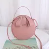 Bolso Nuevo de Primavera para Mujer, Bolso Redondo Pequeño Lindo, Bolso de Hombro Cruzado, Neceser Portátil, Bolso Pequeño al por Mayor de Comercio Exterior
