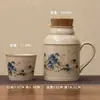 Tetera Pequeña de Cerámica con Esmalte de Ceniza, Gran Capacidad con Tapa para Uso en Casa y Oficina, Adecuada para Preparar Té, con Sello Lo