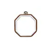 Aro de Bordado Antigo Mais Vendido Internacionalmente Ferramentas de Bordado Manual DIY Aro de Bordado com Grão de Madeira de Imitação Redondo Oval Vintage Decorativo