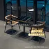 Juego de Sofá Retro Estilo Europeo y Americano para Bar de Whisky, Sala de Estar, Bistró, Bar, Cafetería, Juego de Mesa y Sillas para Restaurante