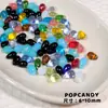 Vidrio Checo Importado Retro Dorado Gota de Agua Estrella Cuentas de Navidad Antiguas DIY Cadena de Teléfono Móvil Pendientes Collar Cuentas