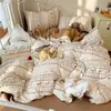 Roupa de Cama Classe A para Maternidade e Bebês Capa de Edredom Individual Algodão Fofo de Camada Dupla Estilo Ins Capa de Edredom para Dormir sem Roupas Capa de Edredom para Dormitório Estudantil