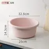 Tina simple espesa profunda para lavar verduras en casa tina para lavar ropa de dormitorio estudiantil tina de plástico tina de cara grande