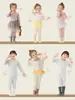 2026 Nuevo Modelo Ropa de Algodón de Otoño e Invierno para Niños Clase A para Niños y Niñas, Ropa de Casa de Bebé con Dibujos Animados